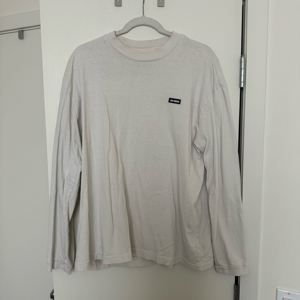 Joah Brown White Long Sleeve